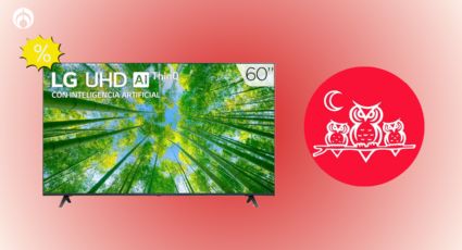 Sanborns liquidó con el 63% esta pantalla LG de 60 pulgadas; es 4K, UHD, funciona con IA y el envío es gratis