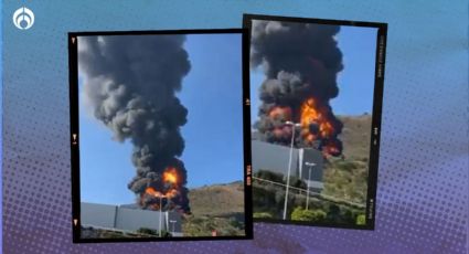 Fuego en Atizapán: explota pipa de combustible en la autopista Chamapa-Lechería (VIDEOS)