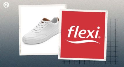 Flexi: los tenis de piel y con suela ligera en remate; hay blancos, negros y de todas las tallas