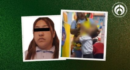 (VIDEO) Captan a maestra de Coacalco agrediendo a niños; ya fue detenida