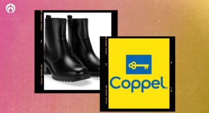 Coppel pone 30% de descuento a estos botines casuales de Flexi color negro, con tacón bajo y cómodo