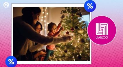 Descuento de 70% en Liverpool: 3 hermosos y frondosos árboles de Navidad