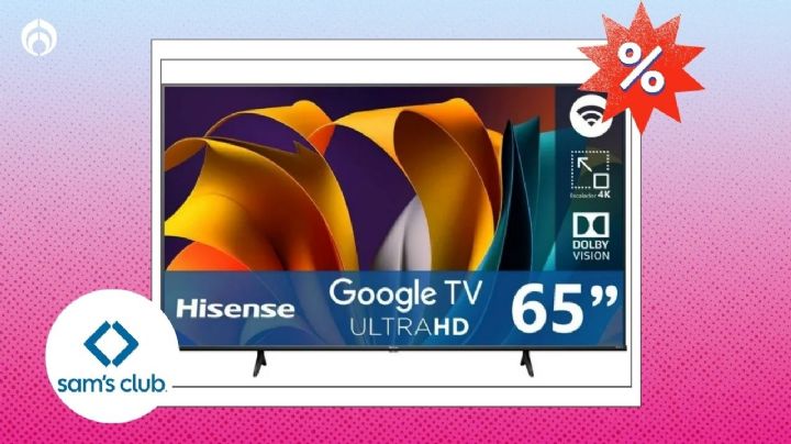 Quedan pocas horas para comprar en rebaja la pantalla Hisense 4K de 65 pulgadas en Sam's Club