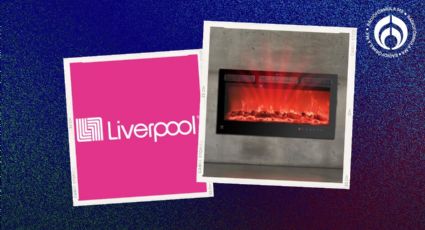 Liverpool ‘liquida’ esta acogedora chimenea eléctrica, ideal para tu sala en tiempos de frentes fríos