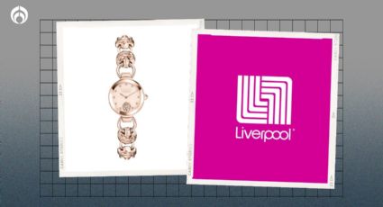 Liverpool desploma precio a lujoso reloj Versace en oro rosa ideal para regalar en Navidad