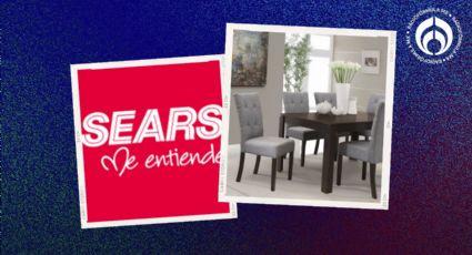 Sears aplica 'descuentazo' a este comedor con 6 sillas; es de alta calidad y elegante