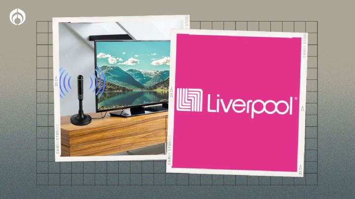 Liverpool malbarata antena de TV digital con canales HD gratis; es pequeña y pude ponerse donde sea