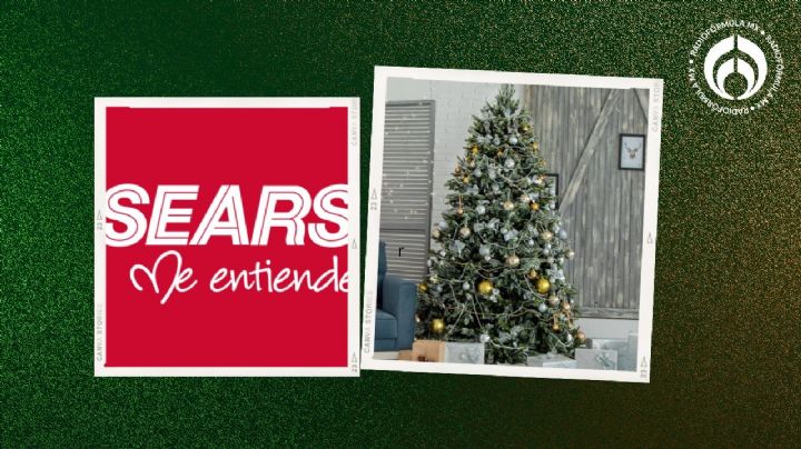 Sears: árboles de Navidad grandes y frondosos a menos de mil pesos antes del Buen Fin 2024