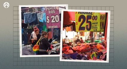 El tianguis que se pone los lunes donde encuentras ropa americana de 5 a 120 pesos