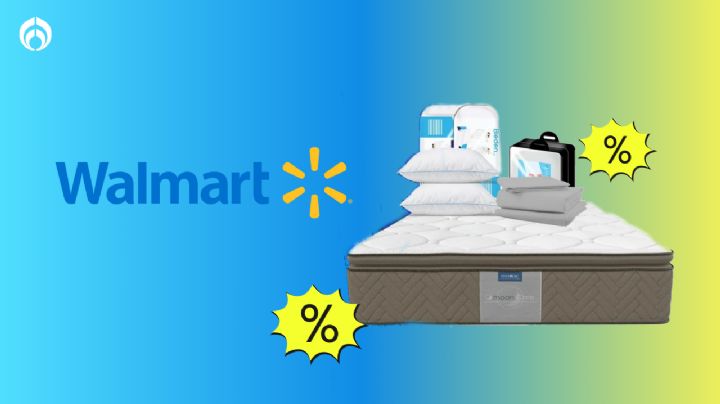 Walmart se adelanta al Buen Fin y tiene en menos de 4 mil pesos este colchón Restonic con almohadas y regalo