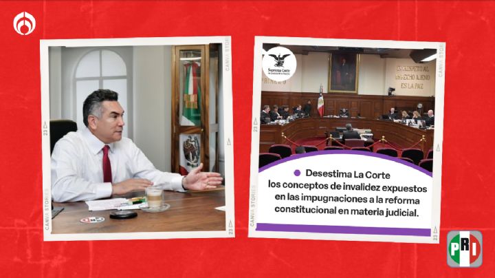 Reconoce PRI a "ministros que defiendieron al Poder Judicial"