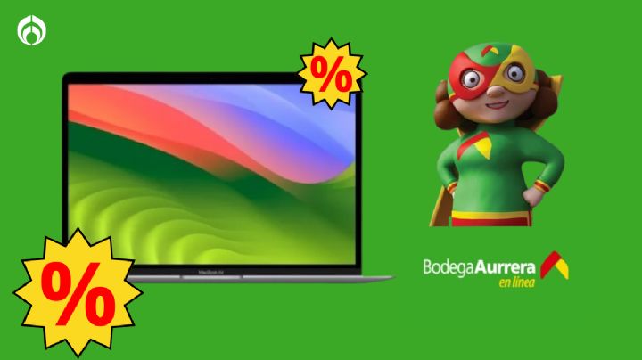 Bodega Aurrera remata la laptop MacBook Air; es de diseño ultra ligero y tiene envío gratis