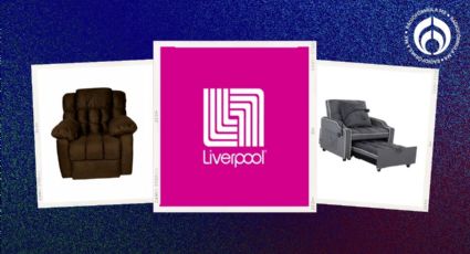 Y antes del Buen Fin: Liverpool remata sillones reclinables; tienen portavasos y se mecen