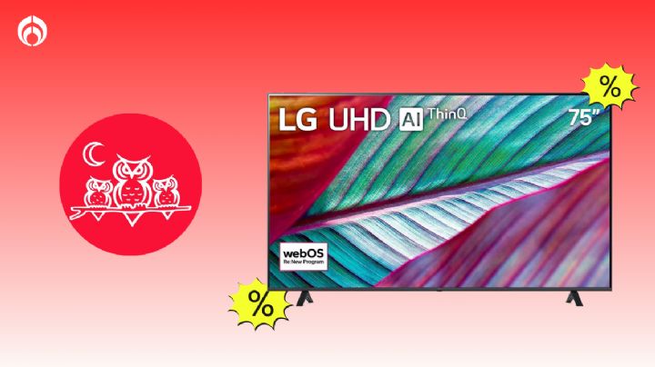 Sanborns tiene en remate con el 58% esta pantalla LG de 75 pulgadas que es 4K y UHD, el envío es gratis