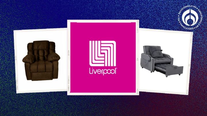 Y antes del Buen Fin: Liverpool remata sillones reclinables; tienen portavasos y se mecen