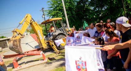 Arranca rehabilitación de plaza pública en Escobedo NL