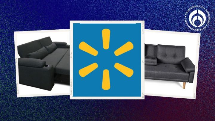 Walmart 'regala' sofás cama; hay chicos, grandes, reclinables, con portavasos y 'almohadas'