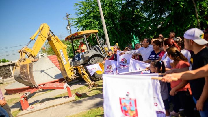 Arranca rehabilitación de plaza pública en Escobedo NL