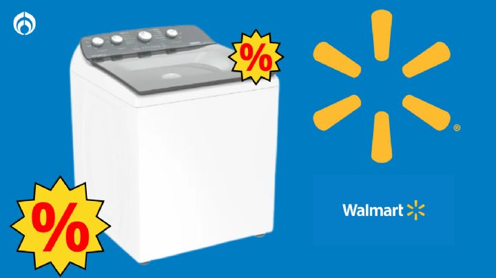 Walmart remata esta lavadora Whirlpool de carga superior; es de 20kg y de acero inoxidable