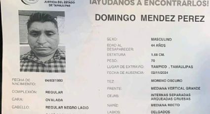 Hallan a hombre desaparecido en Tampico tras colocación de boletines