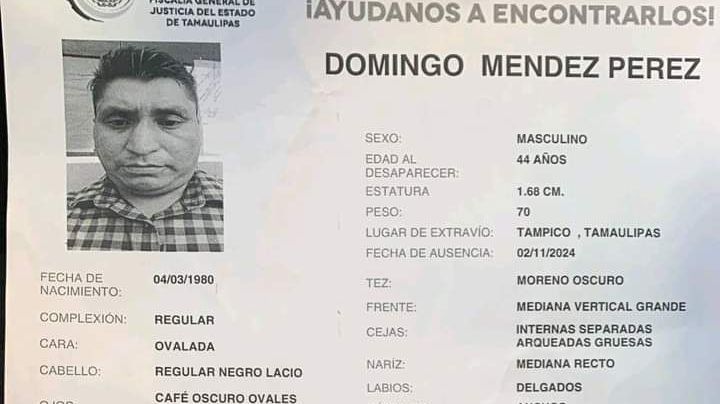 Hallan a hombre desaparecido en Tampico tras colocación de boletines