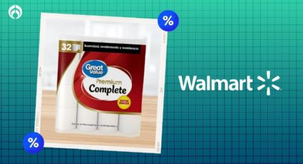 Walmart remata paquete de papel de baño de 32 piezas resistente; Muy Bueno según Profeco