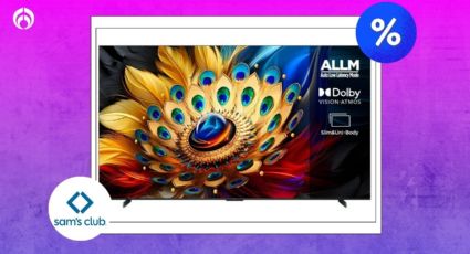 La pantallota TCL 4K de 75 pulgadas con IA, control por voz y Dolby Atmos que Sam's Club rebaja