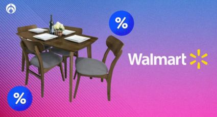 Walmart rebaja comedor elegante de 4 sillas; ideal para espacios pequeños y llega antes de Navidad