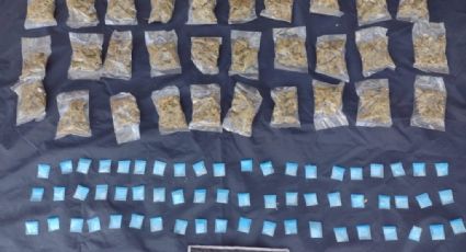 Capturan a sujeto con 60 dosis de cristal y 277 de marihuana en Pénjamo, Guanajuato