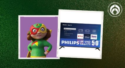 Aurrera aplica 'rebajota' de más $4,000 a esta pantalla Philips 50 pulgadas que tiene Roku TV