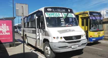 Disminuye transporte público entre las 6 y 7 de la noche; colonos de Tampico son afectados