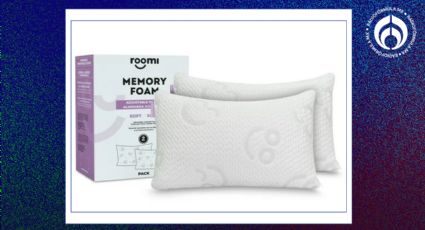 Walmart pone a mitad de precio par de almohadas de memory foam ideales para mejorar tu calidad de sueño