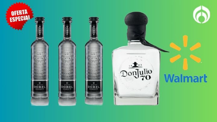 Walmart rebaja muchísimo el precio de estas marcas de tequila para Navidad