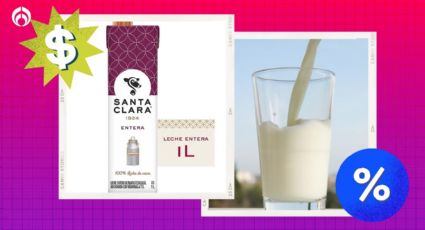 Walmart remata el litro de leche entera Santa Clara 100% pura de vaca; está más barata que la Alpura