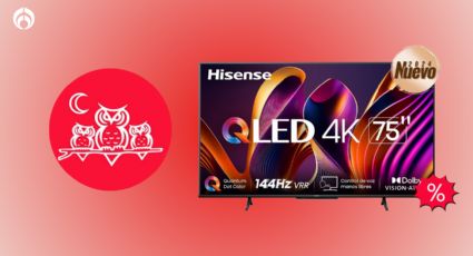 Sanborns remata con el 49% esta Hisense de 75 pulgadas que es QLED y tiene 4K por el Cyber Monday