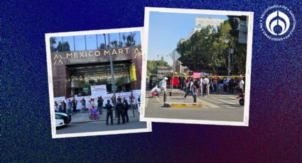 Plaza Izazaga: '¡Queremos trabajar!', exigen locatarios que realizan un bloqueo en el Centro