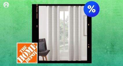 Cortinas black-out con efecto térmico de rebaja en Home Depot; ideales para el invierno