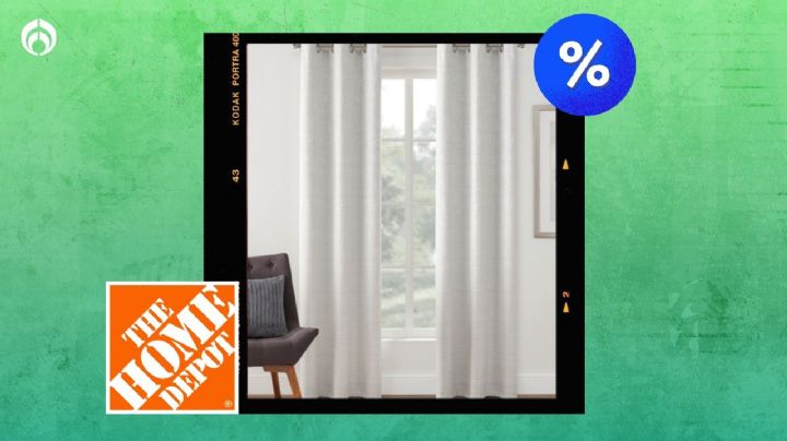 Cortinas black-out con efecto térmico de rebaja en Home Depot; ideales para el invierno