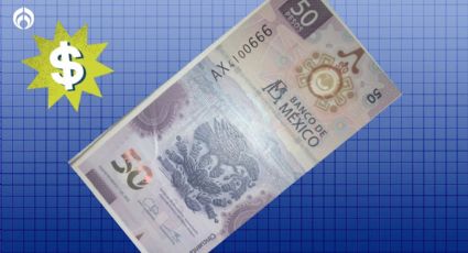 Billete de 50 pesos del ajolote valuado en 2 millones 666 mil pesos por su 'raro' número de serie