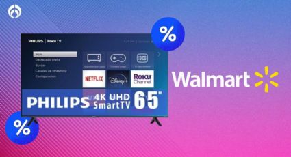 Walmart deja a precio de outlet pantalla Philips 4K de 65 pulgadas; con Dolby Audio y gran definición