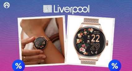 Liverpool remata elegante smartwatch compatible para iOS y Android, también es resistente al agua