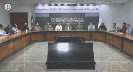 Gobernador  Rocha y  secretario García Harfuch, coordinaron la Mesa de Paz en Sinaloa