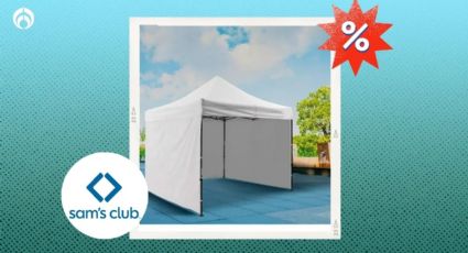 Gánale al frío con la carpa plegable de 3x3m que Sam's Club rebaja; es impermeable y tiene paredes