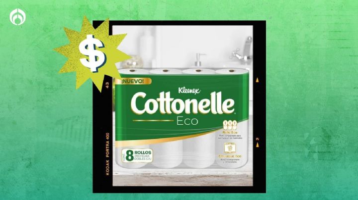 Walmart tiene muy barato el papel de baño Kleenex Cottonelle con rollos de 350 hojas y aval de Profeco