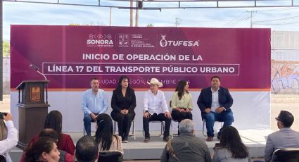 Inaugura Durazo nueva línea de transporte con 12 unidades en Cajeme