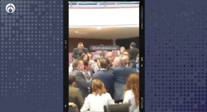 Pleito en el Senado: (VIDEO) Adán Augusto intentó agredir a Enrique Vargas del Villar