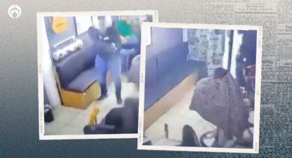 (VIDEO) Asesinan a líder criminal frente a un niño en barbería de Los Mochis