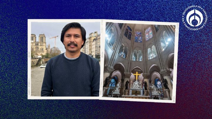 Arquitecto mexicano vio ‘arder’ a Notre-Dame… y ahora fue vital para rescatarla de sus ‘cenizas’