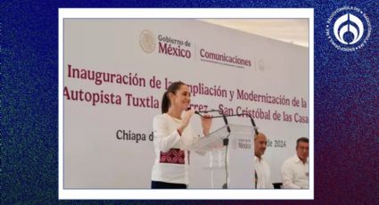 Sheinbaum inaugura ampliación de autopista Tuxtla; beneficiará a 1 millón de personas