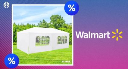 Disfruta tus fiestas con la carpa de 6x3m que Walmart tiene en oferta; incluye paredes